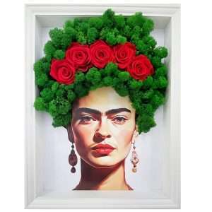 quadro frida kahlo licheni stabilizzati